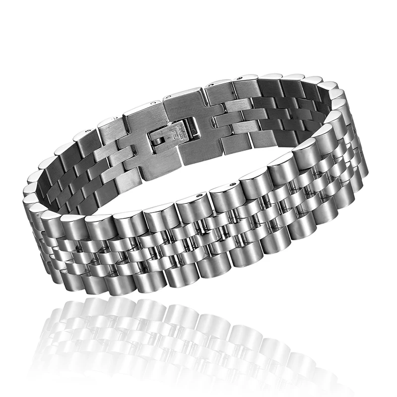 Trend Personality Stainless Steel Chain Bracelet Men\'s woman Unique Classic Motorcycle Rider Punk Wind Bracelet Boy Fashion Gift