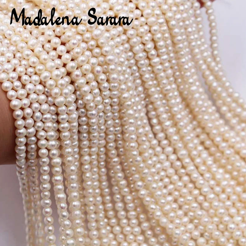 MADALENA SARARA Wholesale 4-6mm Genuine Freshwater Pearl Strand 18