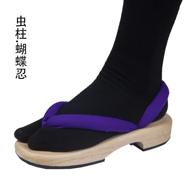 Anime Demon Slayer scarpe Cosplay Kimetsu No Yaiba Kamado Tanjirou zoccoli sandali Kamado Nezuko Geta Agatsuma Zenitsu infradito