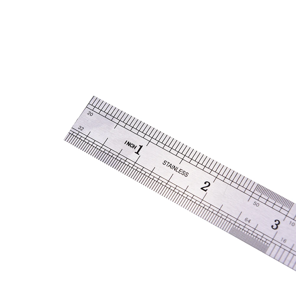 1pc Metric Rule Precision Double Sided Measuring Tool 15cm Metal Ruler