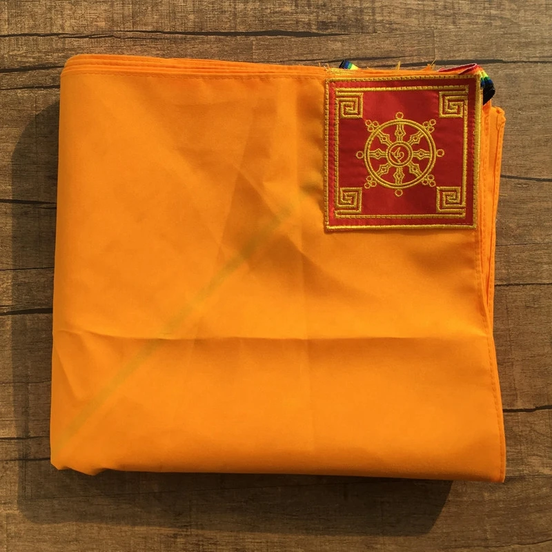 Tibetan Style Scripture Book Bag Linen Cotton Square Handwritten Table Pad Tablecloth Cover Cloth Plus Size