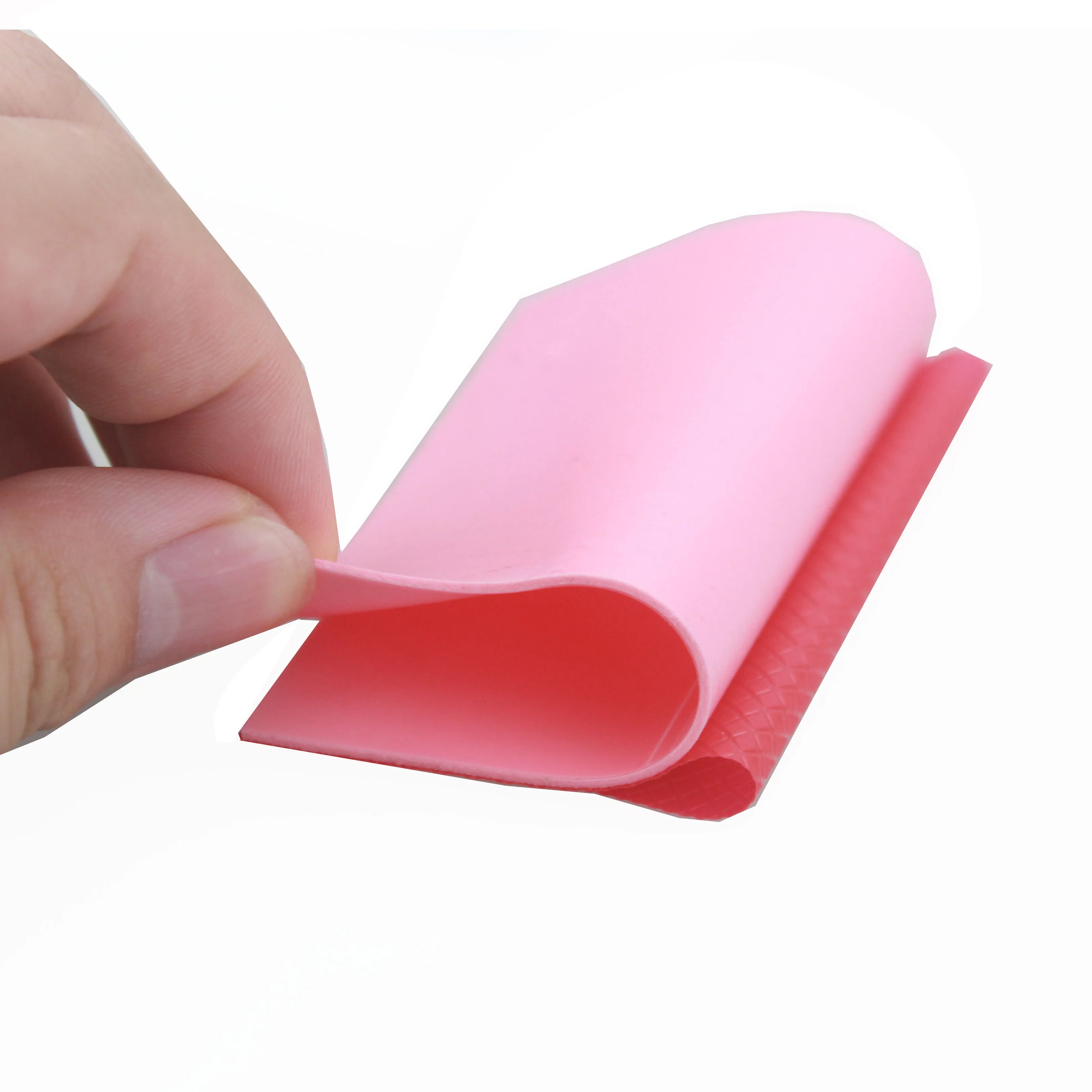 2pcs Gdstime 100mm x 100mm x 1mm 0.1cm Thickness Pink Thermal Conductive Silicone Pad