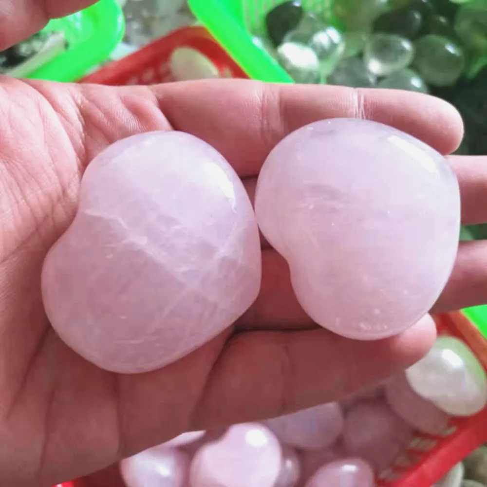 Rose quartz crystal heart stone gemstones natural mineral piedras reiki good luck spiritual meditation engel arredo casa