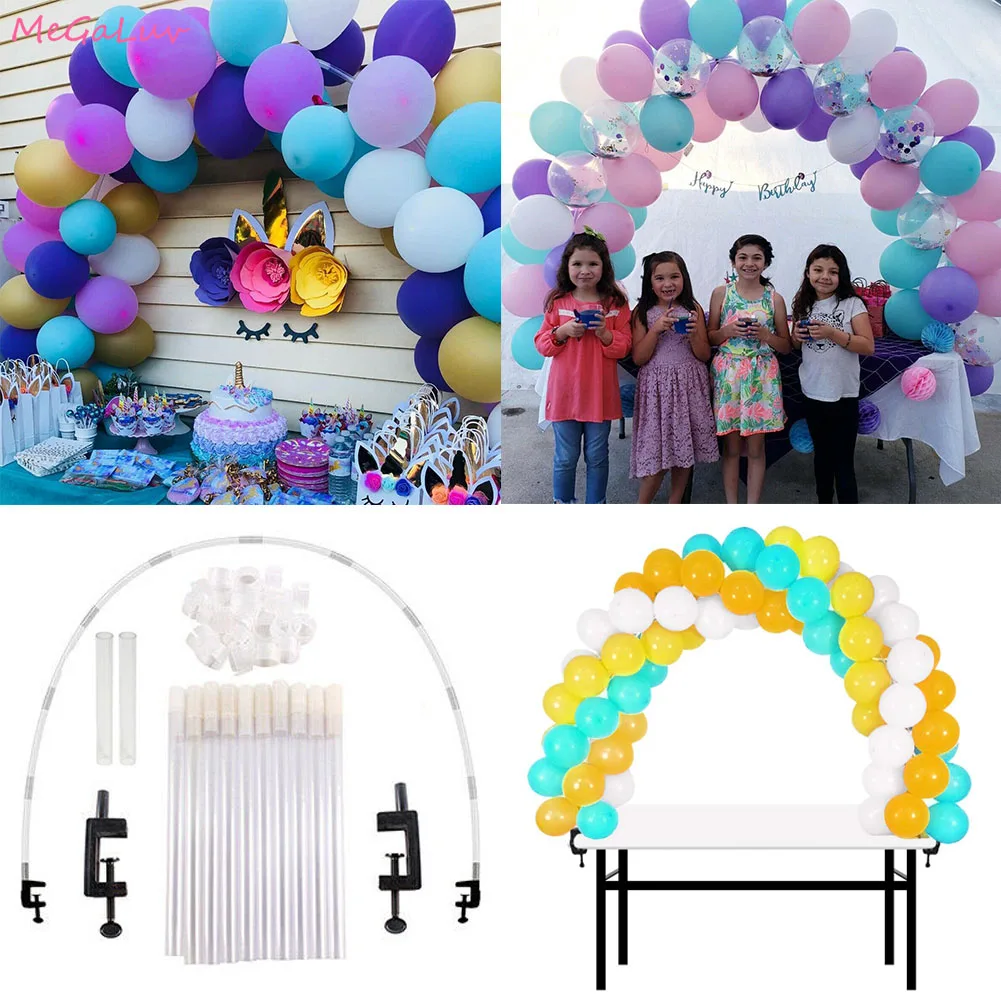 

1.8m Balloons Arch Kit Adjustable for Different Table Sizes Wedding Christmas Decor Birthday Unicorn Mermaid Party Supplies
