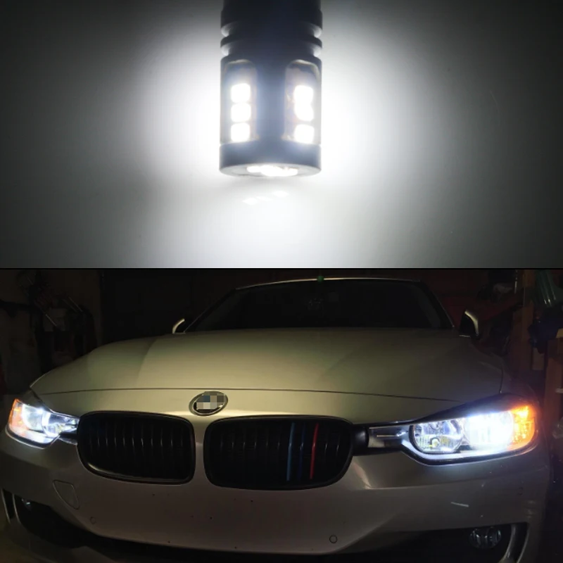 iJDM 6000K キセノンホワイト CAN バスエラーフリー BA9s H6W 64132 LED ライト BMW F30 3 シリーズ 328i 335i ポジションパーキングライト