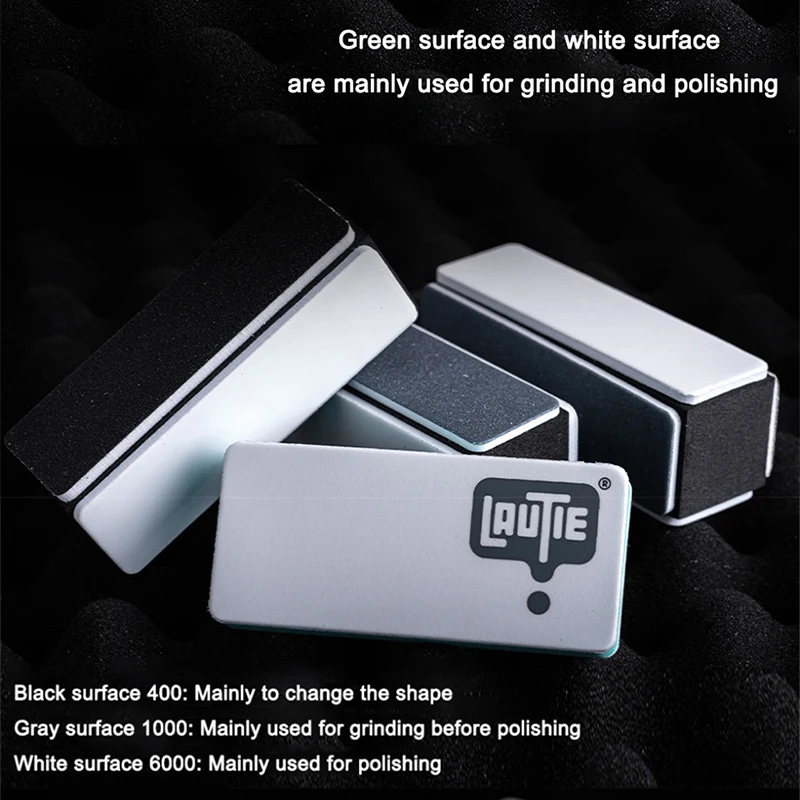 LAUTIE Fingertip Gyro Exclusive Customization Polishing Block DIY Sandpaper Tool Mirror Polishing Cloth Set