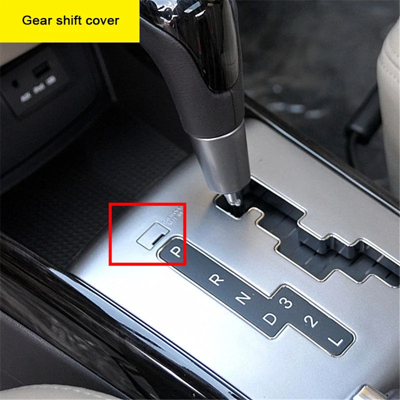 Car Automatic AT Gear Shift Panel Cover Shift Lock Release Shift Lever Cover for Hyundai Celastra Elantra