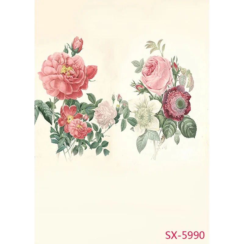Vinyl Chinese Style Flower Themed Photography Backdrops Prop Vintage Portrait Photo Studio Background  2157 YXFL-88