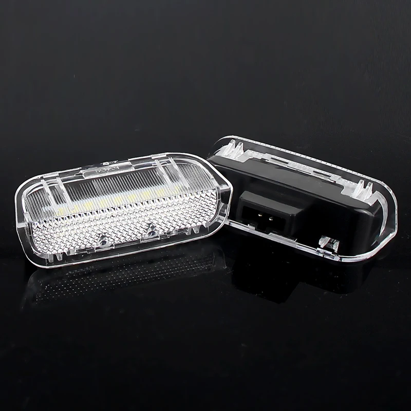 2PCS For Cayenne Macan Palamera Touareg LED trunk cover light Rear door floor light warning light 600k White 12v