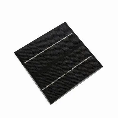 4 шт./лот, высококачественная монокристаллическая поликристаллическая солнечная панель 2 Вт, 6 В/9 В, 115 мм * 115 мм - экологически чистая возобновляемая энергия