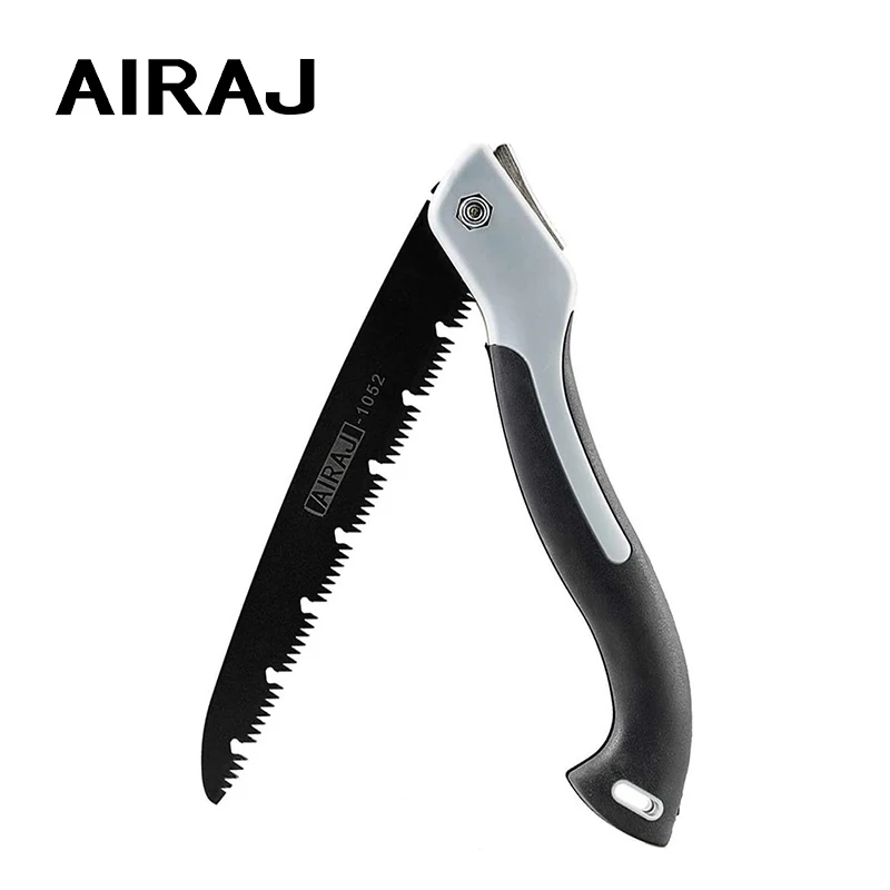 AIRAJ Multifunctional Folding Saw Blade Hand Saw Woodworking Cutting Tools SK5 Steel Handle Collapsible Garden Saw Camping Saw