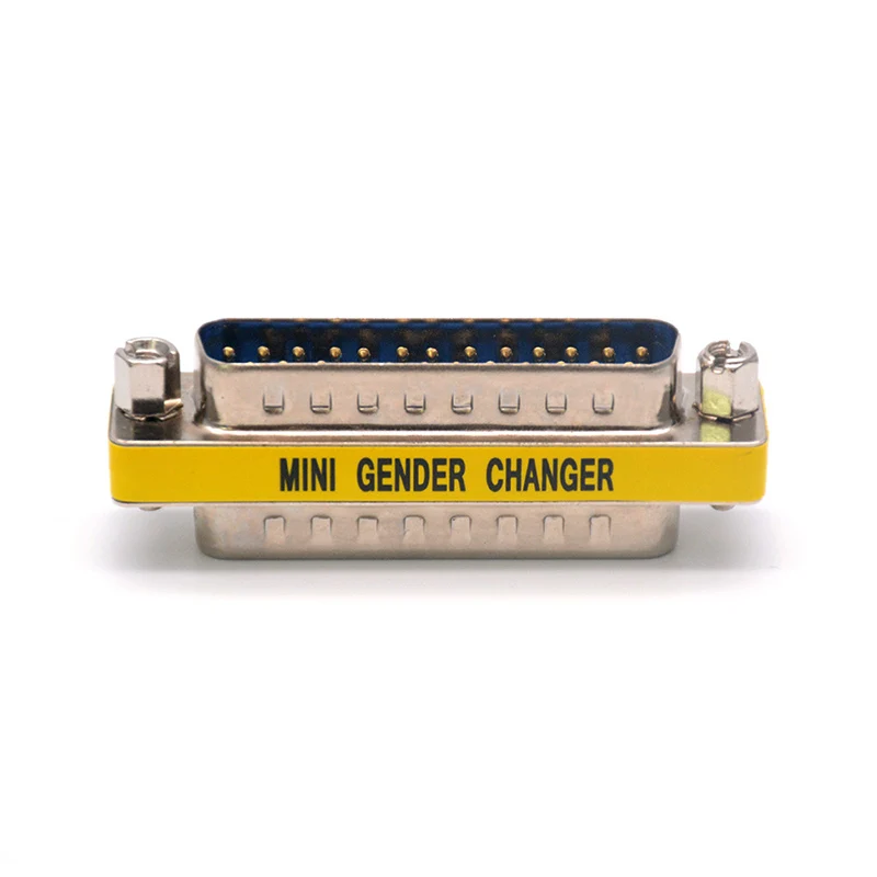 DB25 Mini Gender Changer 25 Pin Converter Adapter DB25 To DB25 Male To Male Parallel Port Printer Adapter