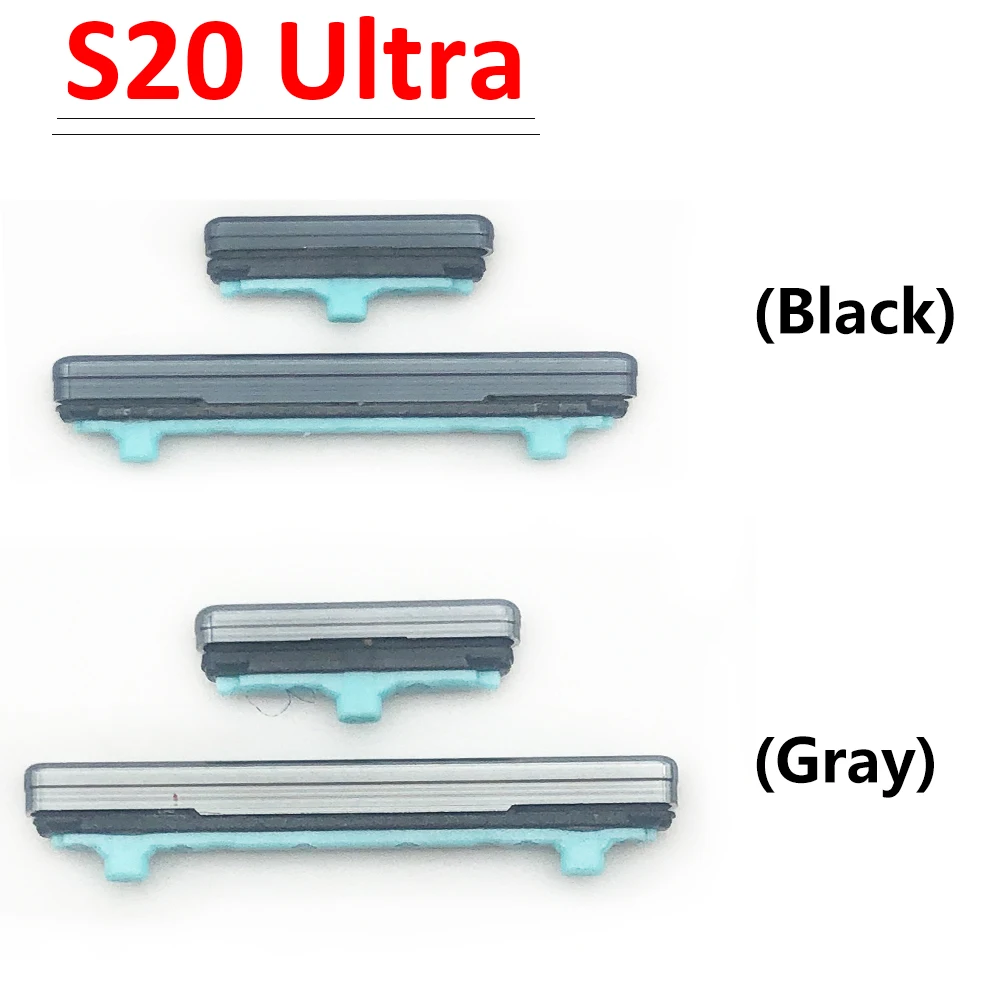 New Side Power Key + Volume Button Key Set Replacement Part For Samsung S20 / S20 Plus / S20 Ultra / S20 Fe