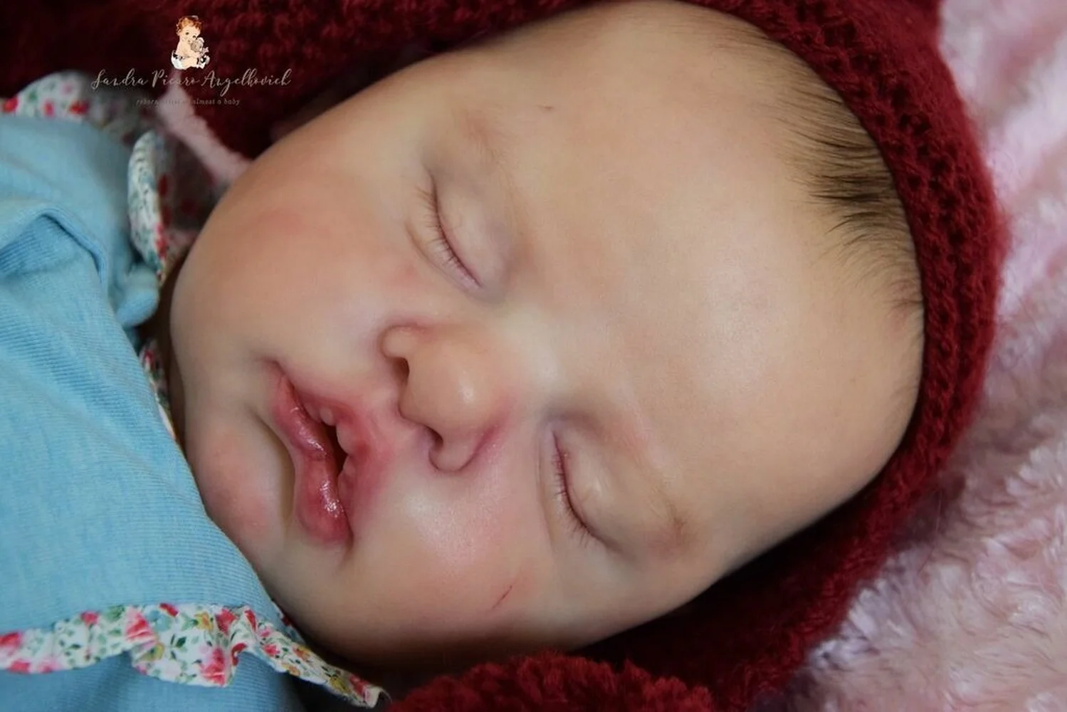 

21inch Reborn Doll Kit Ruby Sweet Sleeping Baby DIY Unpainted Unfinished Doll Parts Bebe Doll Kit Reborn