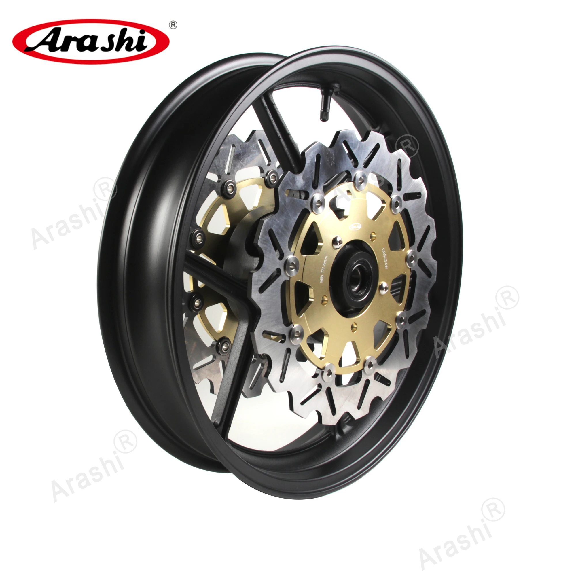 Arashi ZX10R 2006 - 2010 llantas de rueda discos de freno delantero para KAWASAKI NINJA ZX-10R 2007 2008 2009 llantas de motocicleta ZX6R Z750