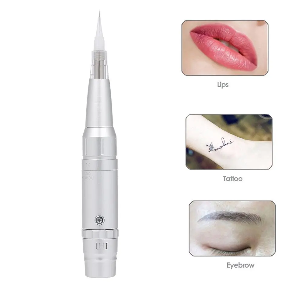 Microblading Eyebrow Tattoo Pen Machine Electric Embroidery Pen For Permanent Makeup Eyebrows Lip Eyeliner