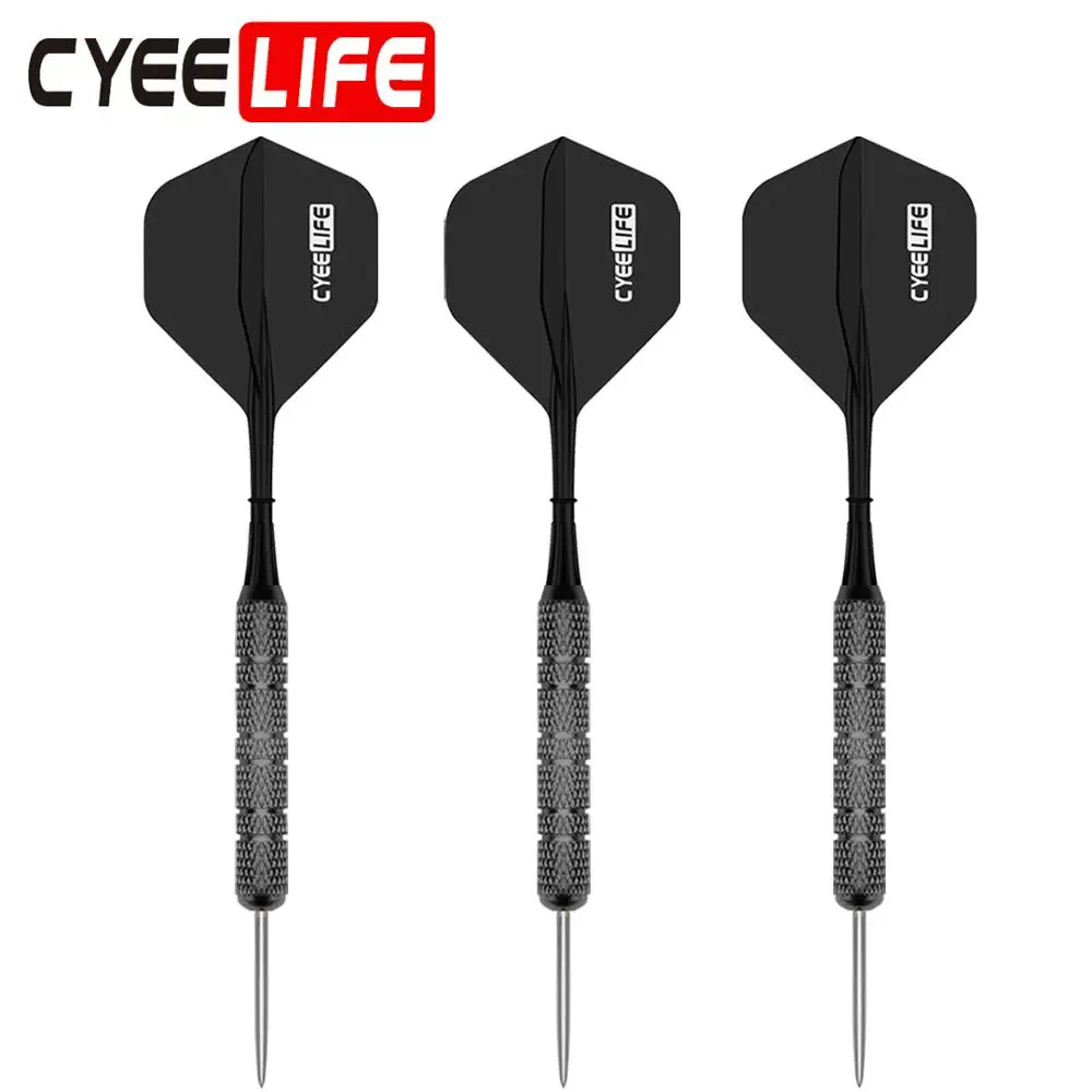 CyeeLife 20g Professional Steel Tip Darts With New one piece Shafts Dont fall off and not easy to break