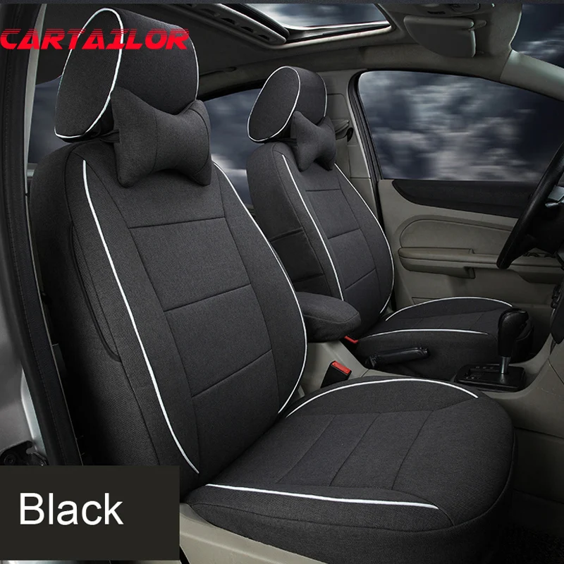 CARTAILOR Custom Fit Car Cushion for Lexus es350 es300 es250 es330 es300h Car Seat Cover Set Linen Cloth Seat Support 2005-2023