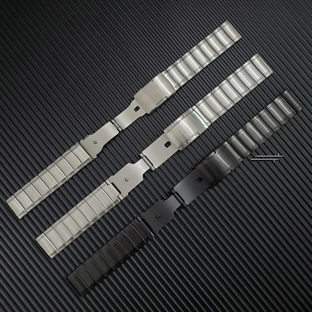 20 22Mm Horlogeband Voor Ticwatch Pro 3 Ultra Gps/E3 Band Rvs Metalen Polsband Voor Ticwatch Pro 2021/Gtx/E2 Polsband