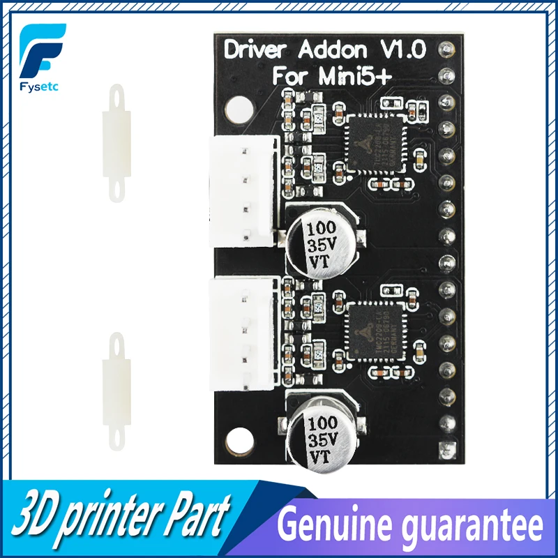 

Clone Duet 3 Expansion Mini 2+ 2 TMC2209 Stepper For Duet 3 Mini 5+ 3d Printer Control Board Duet Wifi Advanced 32bit Mainrboard