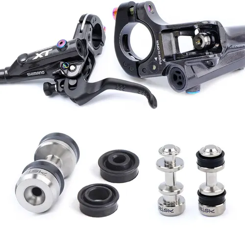 Pistón de palanca de freno de bicicleta de titanio RISK para Shimano XT/SLX/XTR, pinza de freno de disco hidráulico, pistón, piezas de reparación de bicicletas de montaña y de carretera