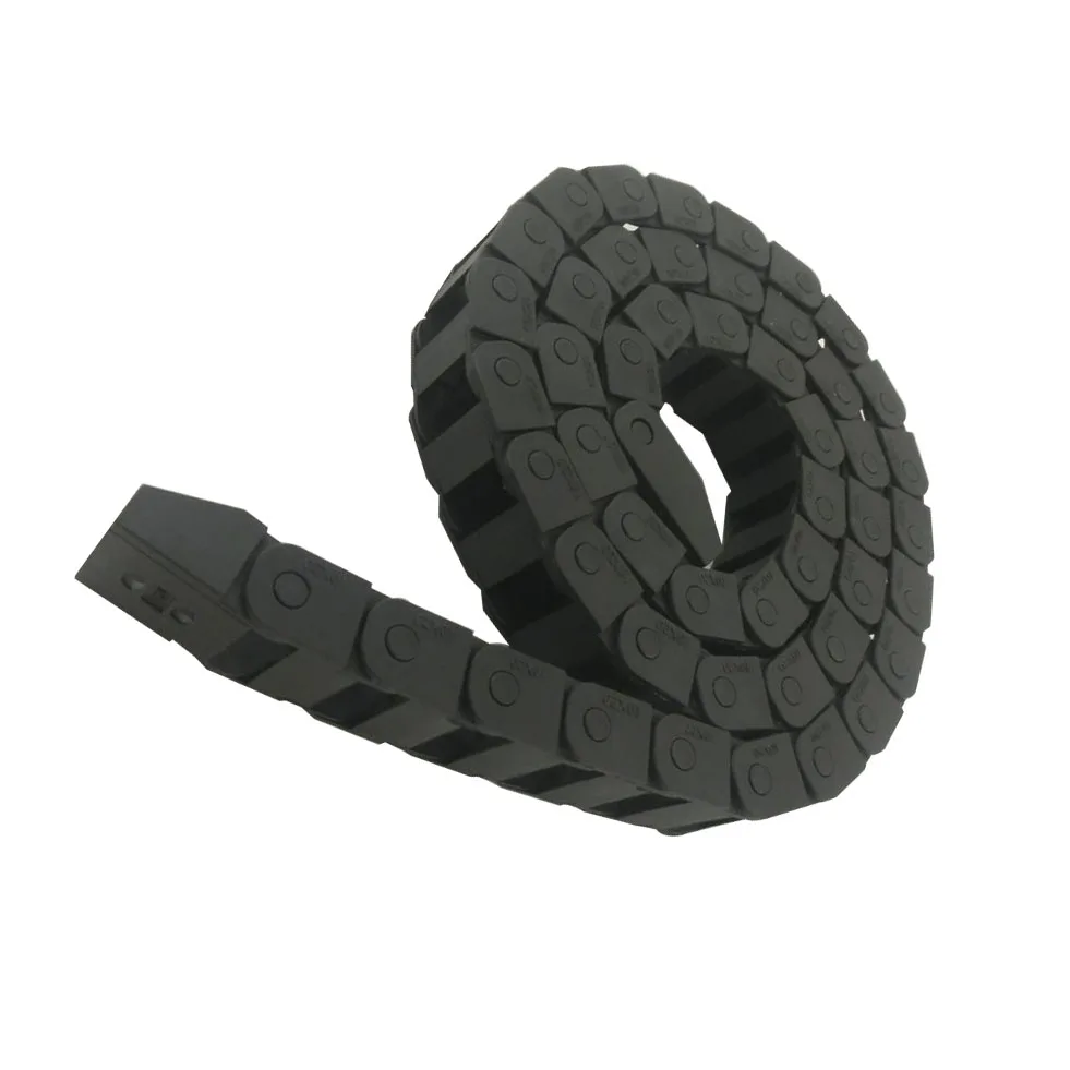 Transmission Chains 10 x 20mm Internal Size L1050mm Cable Chain Plastic Reinforced Nylon Towline Cable Drag Chain