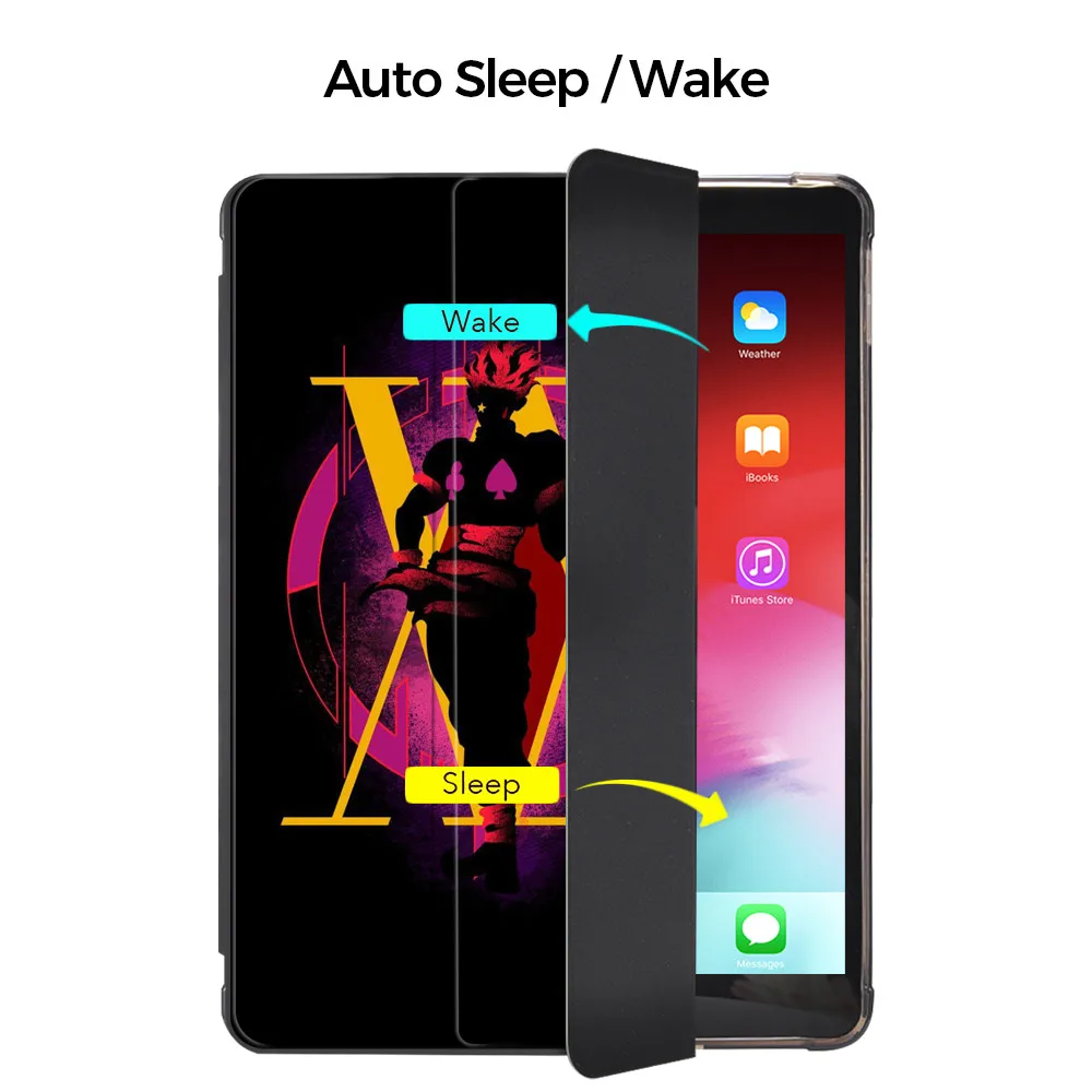 Anime Case for iPad 8th Generation 2020 Air 4 Pro 11 2021 Mini 5 Tablet Shell Hunter x Hunter 10.2 7th 9.7 12.9 6th Air 2 3 2019