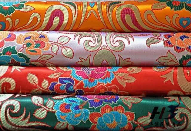 Tibetan Buddhism Supplies Fish Eight Treasures Cloth Table Cloth, Tibetan Decoration Buddha Hall Decoration Brocade Fabric