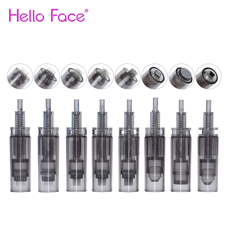 マイクロニードル,10/20ピース,ulta7用ニードル,電気ドラッグ針カートリッジ9 12 24 36 42 nanoピン,マイクロニードル