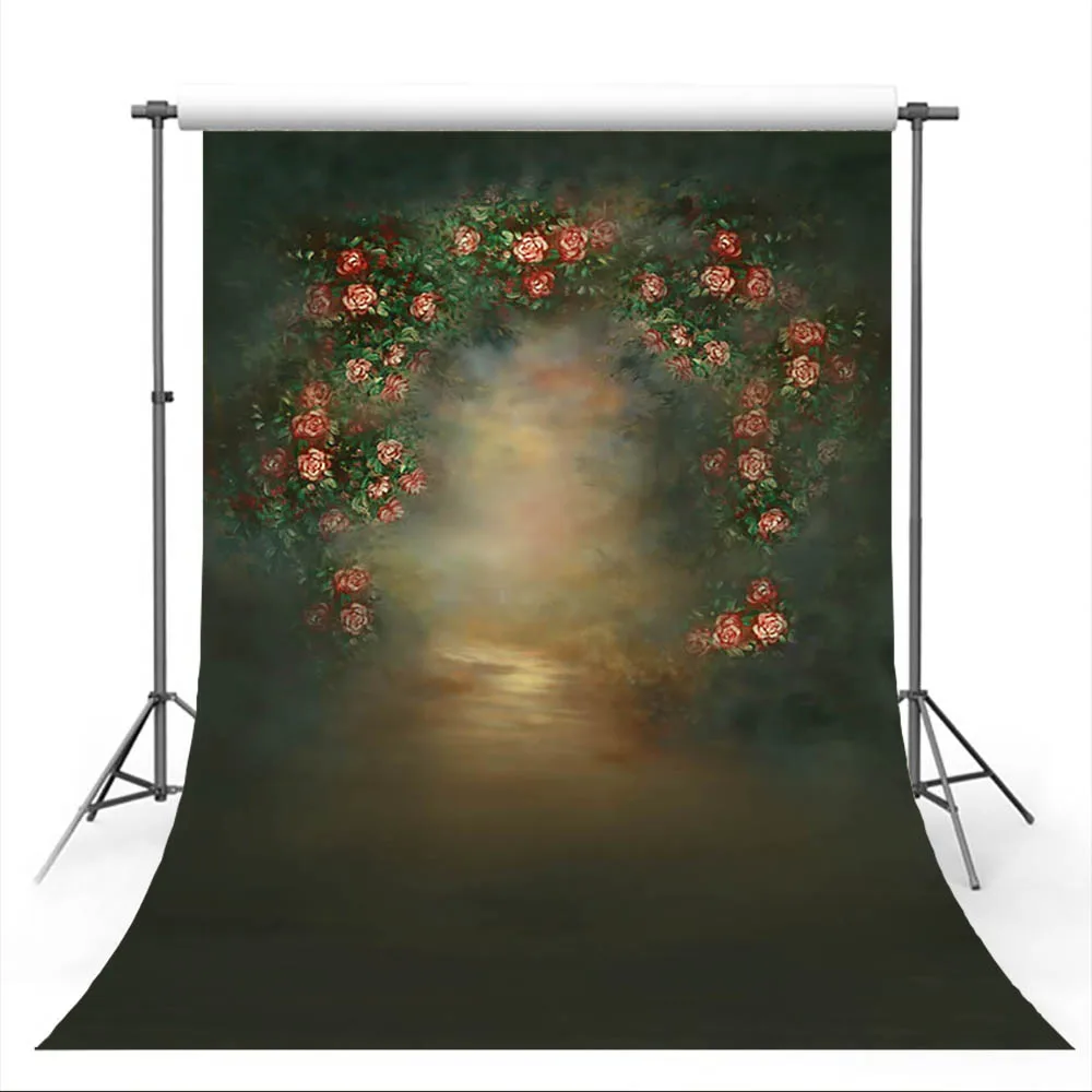 Mocsicka Vintage Flower Photography Backdrop Newborn Baby Children Maternity Artistic Portrait Background Photo Studio Prop