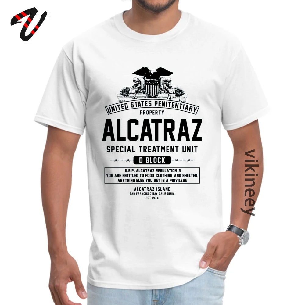 ALCATRAZ S.T.U. Fabric Man Linux Sleeve T Shirt Casual ostern Day T Shirts Hip hop Tshirts On Sale O-Neck