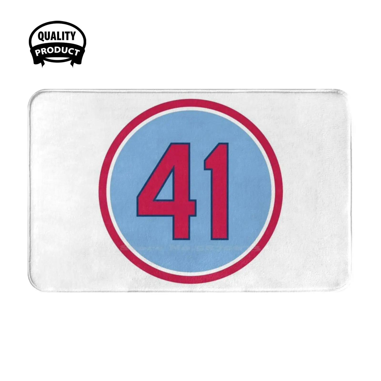 Tyler #41 Jersey Number Soft Cushion Home Carpet Door Mat Car Rug 314 618 636 Red Birds Saint Louis Stl The Arch Major Leagues