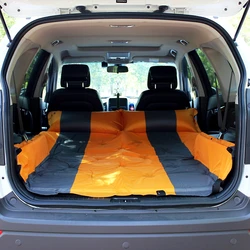 Nowe automatyczne nadmuchiwane łóżko samochodowe Hatchback Travel Bed Air Mattress Covers Rest For Ibiza VW Golf 4 Ford Fiesta Focus 2 Opel Astra