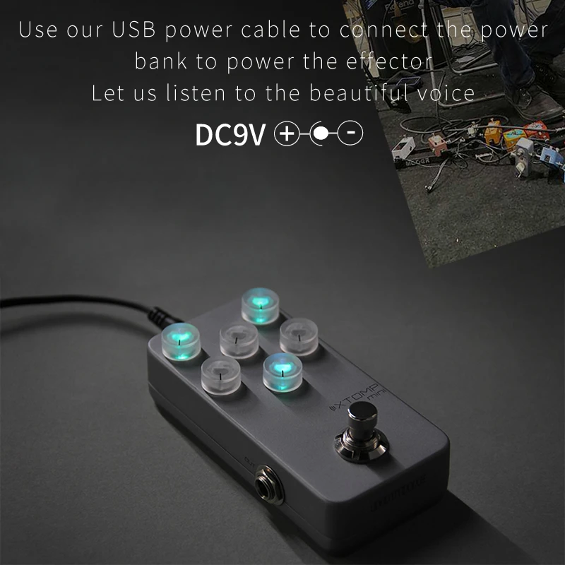 Внешний аккумулятор Zhenfa, одноблочный адаптер питания, 9 В, 1 А, USB-кабель, от 5 В до 9 в