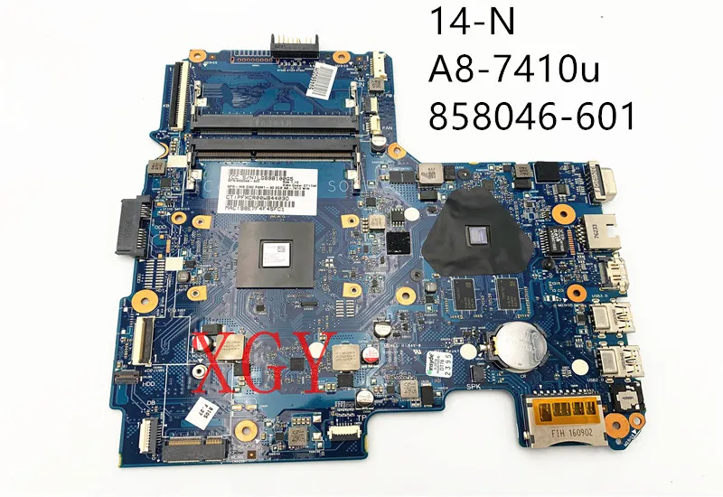 

Original for HP Series 14-an Laptop Motherboard 858046-601/001 6050a2822801-mb-a01 R5m1-30 2gb GPU A8-7410u 100% test OK