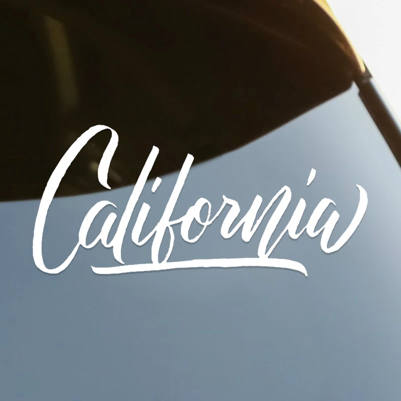 

S61135# California Die-Cut Vinyl Decal Car Sticker Waterproof Auto Decors on Bumper Rear Window Laptop Choose Size