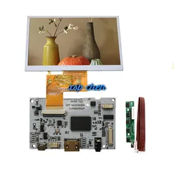 HDMI LVDS control board 40pin LCD speaker AT050TN33 AT043TN24 V.1 480(RGB)×272 HSD050IDW1-A20 800(RGB)×480 Micro USB 40-pin
