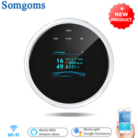 Tuya WiFi GAS LPG Leak Sensor Alarm Fire Security Detector APP Control Safety Smart Home Leakage Sensor Support Smart Life App