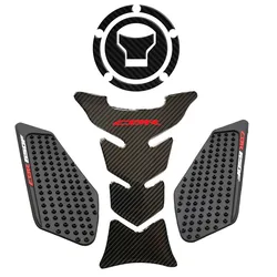 Motorcycle Carbon Fiber Tank Cover Pad Anti slip Tank Pad Gas Knee Grip Traction Sticker For Honda CBR650F CB650F 2014-2017