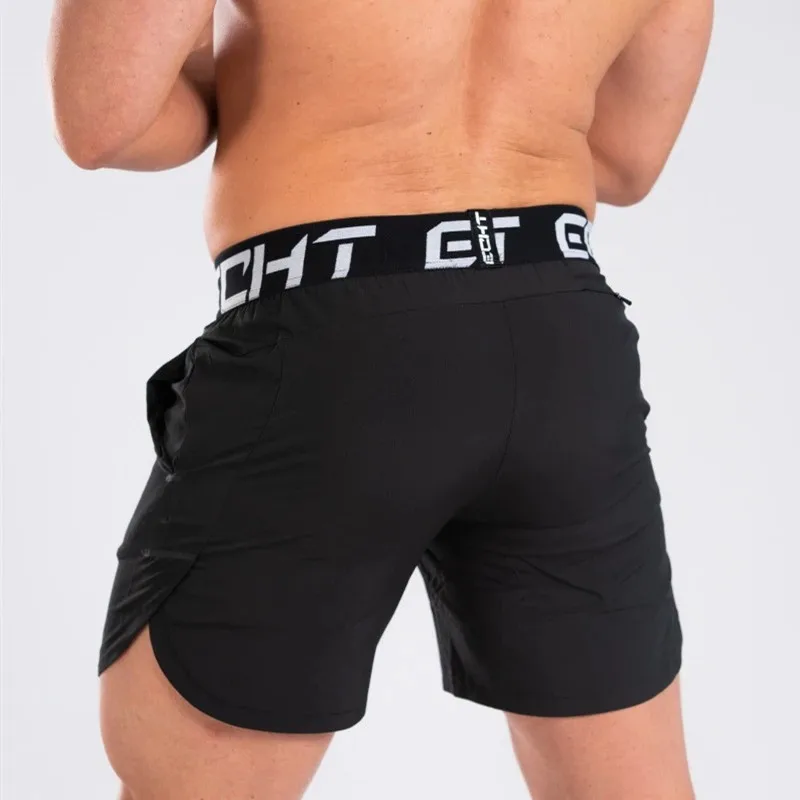Pantaloncini da corsa da uomo nuovi di zecca pantaloncini traspiranti ad asciugatura rapida pantaloni sportivi da Bodybuilding Fitness Short Jogger