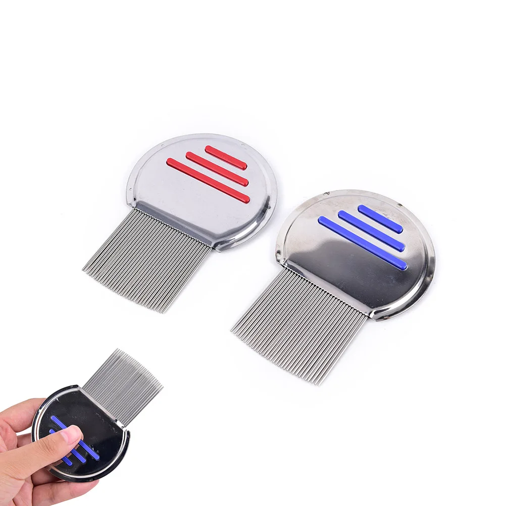 

1PC Stainless Steel Kids Hair Terminator Lice Comb Nit Free Rid Headlice Super Density Teeth Remove Nits Comb Hair Tool Dropship