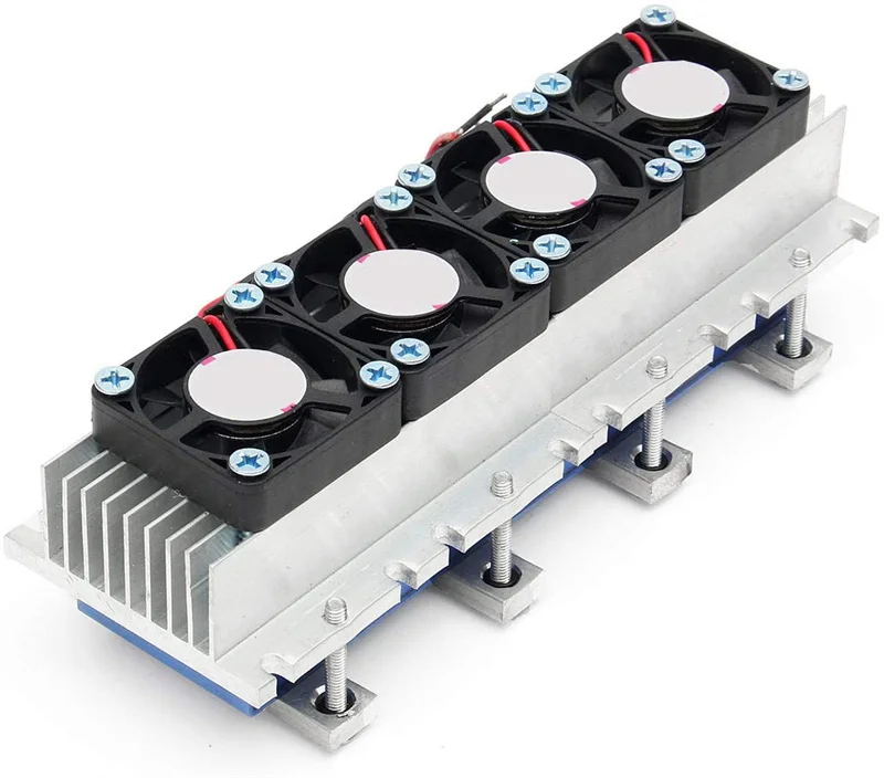 Nuovo 288 W termoelettrico Peltier dispositivo di raffreddamento di refrigerazione DC 12V semiconduttore sistema di raffreddamento del condizionatore d'aria Kit fai da te