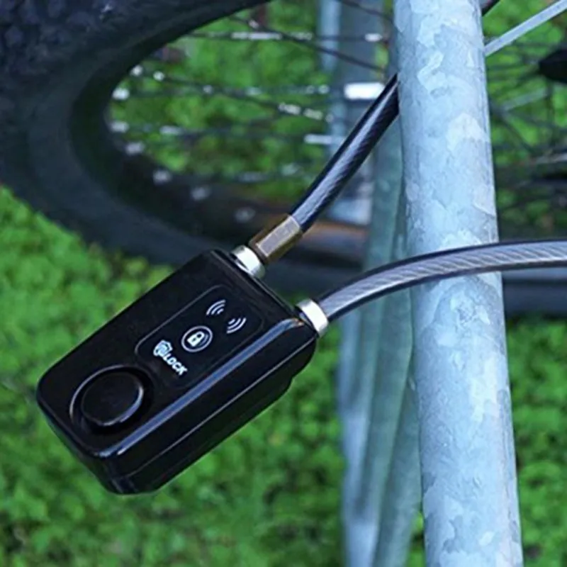 Cycling Intelligent Phone APP Control Smart Alarm Bluetooth Lock Waterproof Alarm Bicycle Lock Anti Theft Accessories