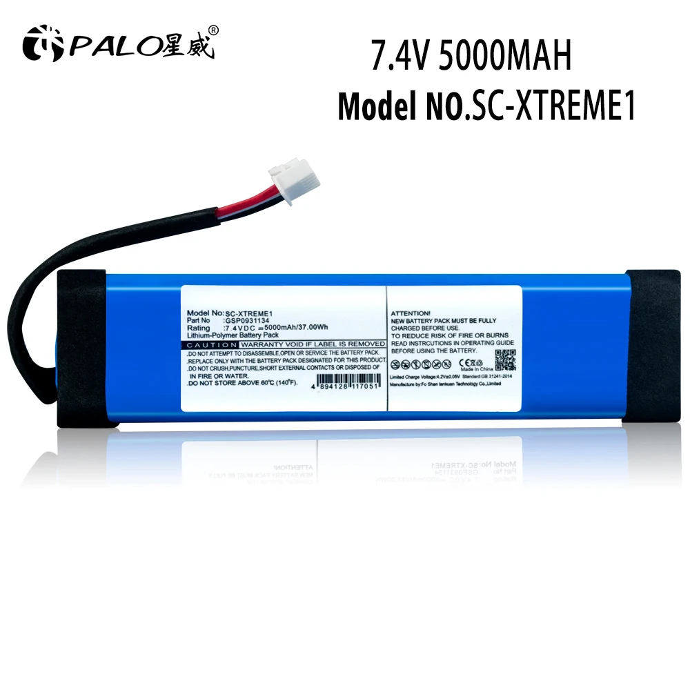 

5000mah 37.0Wh battery for JBL xtreme1 Xtreme 1 extreme XTREME GSP0931134 Speaker Batterie Li-ion polymer rechargeable battery