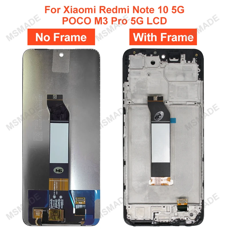 CHOICE OLED For Xiaomi Redmi Note 10 5G LCD POCO M3 Pro Display Replace Screen Digitizer For Redmi NOTE 10 4G Note 10S LCD