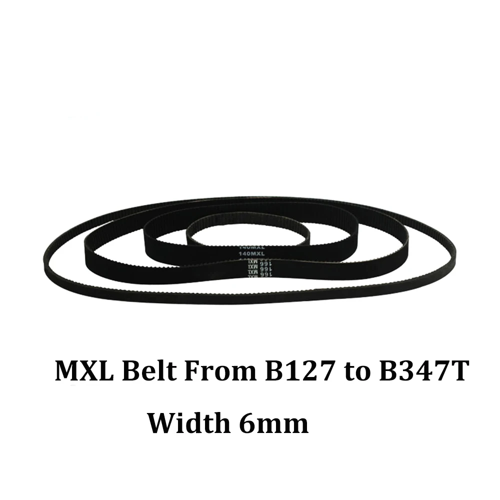 Mxl Close Loop Timing Breedte 6Mm Riem B127/B/B130/B138/B140/B144/b150/B160/B126/B187/B230/B347 Tanden Gear Rubberen Synchrone Riem