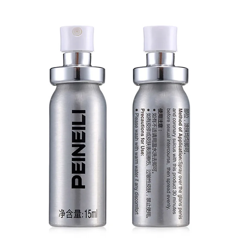 Peineili Sex Delay Spray for Men Male External Use Anti Premature Ejaculation Prolong 60Minutes Penis Enlargment  Erection Spray