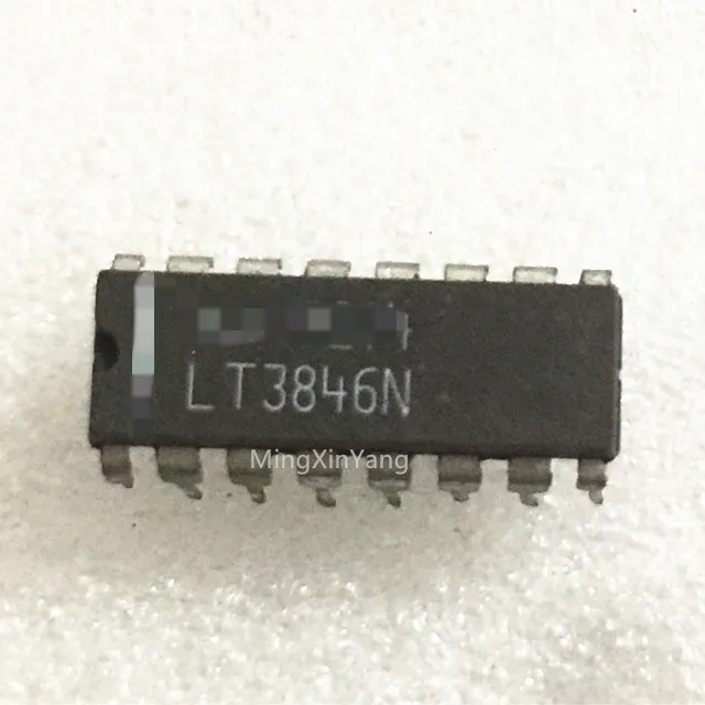 Chip IC de circuito integrado LT3846N DIP-16, 5 uds.