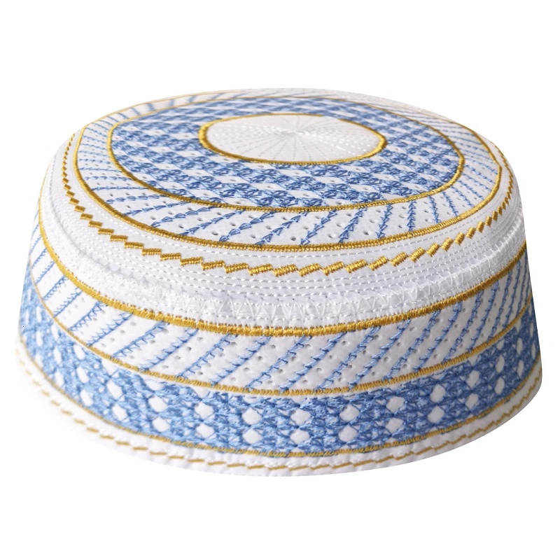 Chapéu de oração muçulmano da índia para meninos, gorro islâmico kufi turbante arábia, topi mhz, boné de cetim para oração