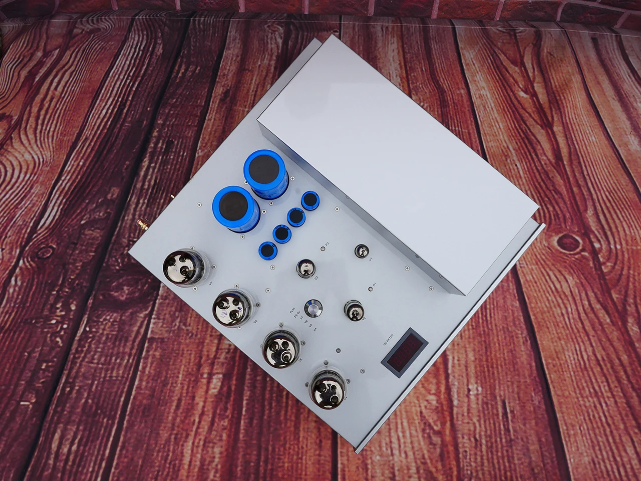 2PCS Musical Paradise MP-702 6C33C OTL Mono Blocks Power Amplifier Electronic Tube Amplifier ​4 x 6C33C 2 x 6J8P 1x 12AX7 Tubes